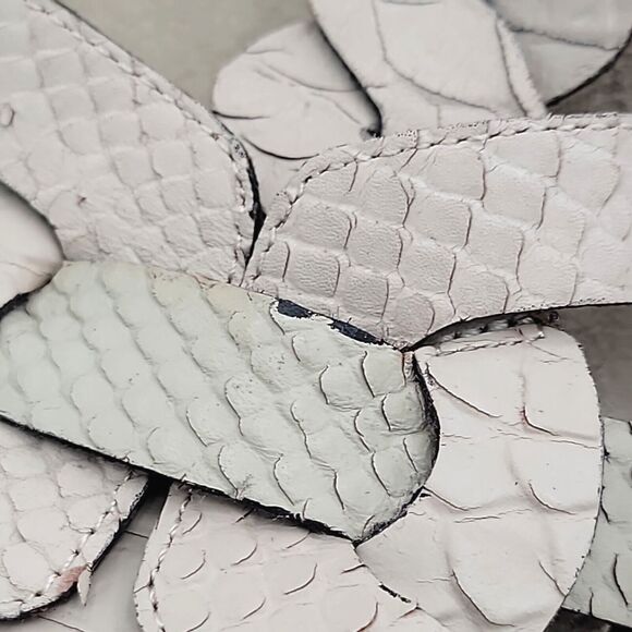 Earthies 8B Wedge Heel Sandals Corsica Tan Biscuit Leather Cork 3in Casual Beach - Picture 7 of 15